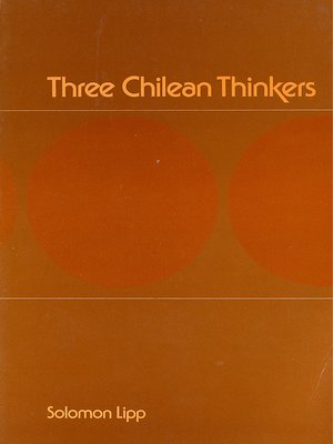 cover image of Three Chilean Thinkers